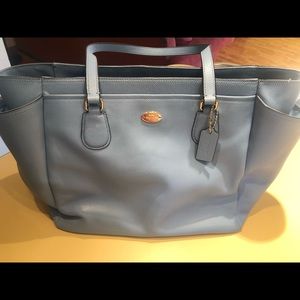 Coach Authentic Diaper Bag baby blue